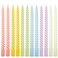 Whaline 12Pcs 10 Inch Cream Spiral Taper Candles 6 Colors Dripless Twisted Wax Candles Long Unscented Smokeless Candle Sticks for Holiday Birthday Celebration Home Party Dining Table Supplies