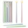 Candy Taper Candles Candle Sticks 10 Inch Unscented Handmade Set of 4 Smokeless Candles Dinner Table Candles for Wedding Valentine's Day Decor
