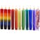 Candlestock Hippie Drippy Drip Candles - Pack of 11 Dripping Taper Candles - Wine Bottle Melting Candles (Hippie Rainbow)