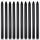 10 Inch Black Taper Candles, 10 Pack Unscented Unscented Candlesticks for Halloween Seasonal Celebration Memorial and Daily Home Decoration