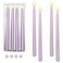 Dripless Candles Scent Candle Sticks,Gedengni 10 Inch Purple Candlesticks Scented Tapered Candle Lavender Long Taper Candles for Dinner Decor Housewarming Gift Idea,4pcs (8D4PC-PURPLE)
