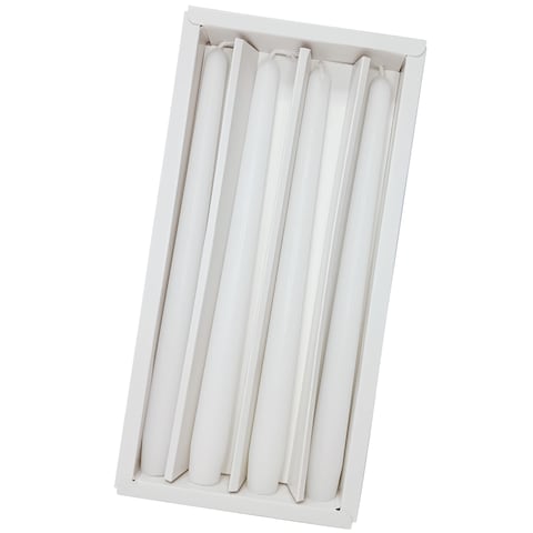 White Taper Candles Unscented Candles Sticks Long Candlestick Smokeless Candle Tapered Candles for Dinner Home D&Atilde;&copy;cor Weddings Holiday