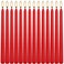 WPONSZU 14 Pack Tall Red Taper Candles - 10 Inch Red Dripless, Unscented Dinner Candle - Paraffin Wax with Cotton Wicks - 8 Hour Burn Time.