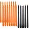 Patelai 20 Pcs Halloween Candles 10 Inch Unscented Dripless Christmas Advent Candle Set 20 Taper Candles Candlestick for Halloween Church Holiday Decoration Seasonal Party (Purple and Pink)
