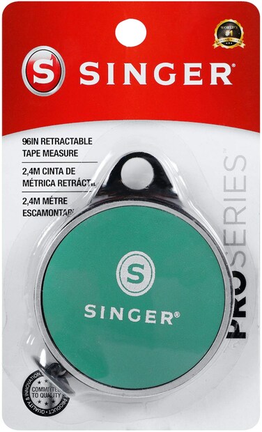 Singer ProSeries Retractable Tape Measure, 96",Teal (2)