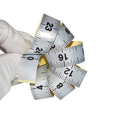 WIN TAPE Workbench Ruler Adhesive Backed Tape Measure - 24 Inch 61cm Tape Measure (Left to Right - Inch)