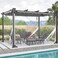FoundGo Clear PVC Vinyl Tarp - 8'x10' - 14 Mil Thickness - Transparent Polytarp with Metal Grommets - Waterproof, UV &amp; Tear Resistant - Ideal for Protection Against Cold Weather &amp; Elements