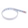 HARFINGTON Adhesive Backed Tape Measure 200cm Metric Left to Right Reading Sticky Measuring Tape Steel Workbench Ruler, White