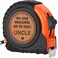 Uncle Tape Measure Birthday Gifts Fathers Day Uncle Gifts from Niece Nephew, Best Uncle Ever Gifts, Favorite Uncle New Uncle Gifts, Genuine Leather Engraved 25 FT Tape Measure Tools Gifts for Uncle