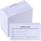 Kosiz 1600 Pcs 8 Pads Raffle Ticket Sheets Raffle Tickets Bulk Blank Entry Forms with Name Phone Email Address Information for Contests Events Auction Network Marketing(White)
