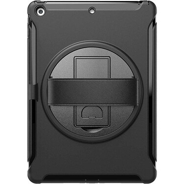 Sahara - Protection Hand Strap Series Case for iPad 10.2 (8th Generation 2020 and 9th Generation 2021), Black, (TB00078)