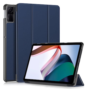 Gylint Tablet Case for Xiaomi Redmi Pad SE, Ultra-Thin PU Leather Stand Cover, Navy Blue, Multiple Horizontal Stand Angles, Form-Fitting Protection for 11'' 2023 Model