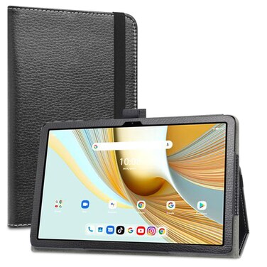 LiuShan for UMIDIGI G3 Tab Case,Vortex Z TAB 10 Case,Vortex T10M Pro Case,PU Leather Slim Folding Stand Cover for 10.1" UMIDIGI G3 Tab/Vortex ZTAB10/ Vortex T10M Pro/Vortex Z Tab 10 Tablet,Black