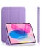 Soke Case for iPad 10th Generation(10.9-inch,2022) - [Smart Cover Auto Wake/Sleep + Slim Trifold Stand], Premium Protective Hard PC Back Cover for New Apple iPad 10.9 Inch - Lilac