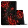 Slim Case for Samsung Galaxy Tab A8 10.5 2022, Lightweight TPU Shockproof with Auto Sleep/Wake Cover for Samsung Galaxy A8 10.5 Inch Tablet SM-X200/X205/X207, Red Rose Art