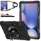 ZenRich Rugged Case for Samsung Galaxy Tab S10 Plus/S9FE Plus/ S9 Plus/S8 Plus/S7 Plus/S7 FE, Galaxy Tab S10+/S9 FE+/S9+/S8+/S7+ 12.4 inch Case with S Pen Holder Ratable Stand Hand Strap Shoulder Belt