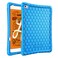 Fintie Silicone Case for iPad Mini 5th Gen 2019 / iPad Mini 4 - [Honey Comb Series] Light Weight Anti Slip Kids Friendly Shock Proof Silicone Protective Cover for New iPad Mini 5/4 7.9", Blue