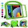 RTOBX Kids Case for iPad 10.2 &amp; 10.5, iPad 9th/8th/7th Generation 10.2" 2021 2020 2019 Case with Screen Protector, iPad Air 3rd Gen/Pro 10.5 inch Protective Cover with Handle Stand, Green
