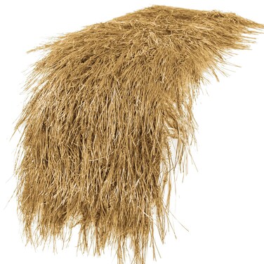 XLX TURF Artificial Straw Thatch Table Runner 13" x 72", Western Cowboy Party Table Centerpiece Decor, Realistic &amp; Farmhouse Faux Hay