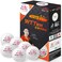 DOUBLE FISH Ping Pong Balls - White 3 Star WTT Smash Offical 40+ Table Tennis Balls - ITTF Approval Professional Ping Pong Ball - Liu Shiwen Endorsed Training &amp; Competition Table Tennis Ball 6 Pack