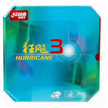BestParts DHS Hurricane 3-NEO Table Tennis Rubber Sheet Ping Pong Rubber,2.2mm (40&Acirc;&deg;, Red)