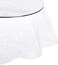 American Linen 90" Round Waterproof Plastic Table Cover Crystal Clear PVC Tablecloth Protector Desk Protector for Coffee Table, Dinning Table-Transparent Plastic Tablecloth