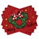 Seliem Merry Christmas Wreath Table Runner, Xmas Red Polka Dot Bow Stars Kitchen Dining Table Decor, Winter Holiday Farmhouse Home Decoration Indoor Outdoor Party Supply 13 x 108 Inches