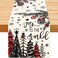 Heirloom Haven Christmas Winter Table Runner, Blue Sliver Snowflakes Tabletop Runners Xmas Seasonal Holiday Table Decorations for Farmhouse Kitchen Dinning Home Indoor Party Decor 13x72in