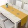 DUALIFE Table Runner Yellow Vivid Fall Yellow Table Runner for Wedding Family Dinner Outdoor Picnic Table Handmade Table Runners 14" x 108" 1 Piece