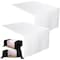Breling 2 Pcs Sublimation Table Runner Heat Transfer 24 x 72 Inch Table Cover Waterproof White Table Runner Machine Washable Twill Blanks Table Banner for Birthday Wedding Party Banquet Restaurant
