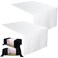 Breling 2 Pcs Sublimation Table Runner Heat Transfer 24 x 72 Inch Table Cover Waterproof White Table Runner Machine Washable Twill Blanks Table Banner for Birthday Wedding Party Banquet Restaurant
