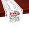 Simhomsen Embroidered Red, Blue and White July 4th Holiday Patriotic Table Runners for American Independence Day and Memorial Day (13 &Atilde;&mdash; 54 Inches)