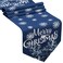 Boao Christmas Table Runner Embroidery Snowflake Elk Snowman Table Runner 13x70 Inch Xmas Classic Red Blue Runner for Dining Room Kitchen Christmas Wedding Winter Holiday Table Decor(Elk,Navy Blue)