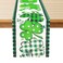 Tetutor St Patricks Day Table Runner 13x72 Inches, Happy Saint Patricks Day Table Runner, Green Spring Seasonal Burlap Table Runner,St Patrick's Day Table Decorations for Kitchen Dining Home Party