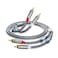 RIKSOIN RCA Cable 6ft 2 Pack-2RCA Male to 2RCA Male Stereo Audio Cable with Magnetic Ring Supports[Hi-Fi,Shielded] Braided Auxiliary Audio Cord for Home Theater,HDTV,Amplifiers,Hi-Fi Systems,Speakers
