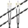 Preffair Turntable Cable with Ground Wire Phono RCA Cable Gold Plated Dual RCA to Dual RCA Stereo Phono Interconnecting Wire for Preamp, Record Player, Amplifier (X425-2R, 3.3FT)