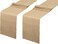 2 Pack Natural Burlap Table Runners 12 x 72 Inch Rustic Jute Runner and Placemats for Wedding, Farmhouse Parties, Thanksgiving, Kitchen Table D&Atilde;&copy;cor, Fall Decorations, Crafts, BBQs - Natural (2PCS)