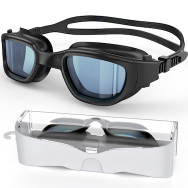 Zeligerstar Swimming Goggles, Anti-Fog Swim Goggles, Polarized UV Protection Adult Goggles, Pool Goggles for Men Women