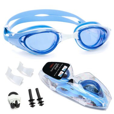 iGym Swim Goggles ShortSighted,Nearsighted Optical Swimming Goggles Anti-Fog UV Protection Adjustable Buckle For Women Men