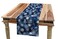 Ambesonne Winter Table Runner, Various Different Ornate Snowflakes Blizzard Cold Season Xmas Themed, Dining Room Kitchen Rectangular Runner, 12" X 90", Pale Blue