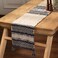 REDEARTH Table Runner - Hand Woven Exquisite Artisan Made Boho Decorative Table Runner for Dining Table, Coffee Table, Console, Dresser - 100% Cotton (13"x72", Indigo)