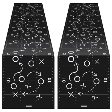 Sliner 2 Pcs Football Table Runner Football Themed Party Decorations Football Centerpieces for Boy Sport Football Birthday Party Football Kitchen Dining Table Runner 13 x 71 Inch