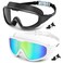 Water Space 2 Pack Swim Goggles Swimming Adult Anti-fog, Swim Goggles for Men Adult Women Youth, UV Protection Waterproof Large Frame 180&Acirc;&deg; Wide View Clear Vision Swimming Goggles Pool Water Goggles