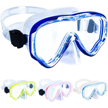 Peicees Swimming Goggles with Nose Cover for Kids, Youth Anti Fog Swim Goggles Snorkel Diving Mask for Boys Girls