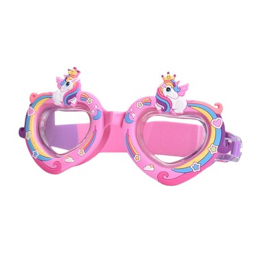 RARITYUS Cute Cartoon Unicorn Swim Goggles Waterproof Anti Fog Swimming Goggles for Youth Kids Child