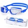Vegemono Swim Goggles, Swimming Goggles Adults, Anti-Fog UV Protection Goggles, No Leaking Wide View Pool Goggles for Youth Men Women