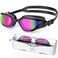 Vegemono Swim Goggles, Swimming Goggles Adults, Anti-Fog UV Protection Goggles, No Leaking Wide View Pool Goggles for Youth Men Women