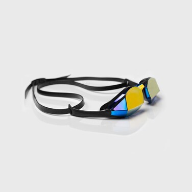 THEMAGIC5   The World&acirc;&euro;&trade;s 1st Custom-Fit Goggle   Designed for Recreational &amp; Competitive Swimming   Anti-Fog Coated (BLUE MAGIC MIRROR GOLD)