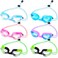 Umigy Kids Swim Goggles No Leaking Anti Fog Racing Toddler Summer Swimming Goggles Glasses with Adjust Bungee Strap(Classic Color, 6 Pack)