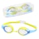 Kids Swimming Goggles Leak-Proof Blue&amp;Yellow: Diving Snorkel Glasses Anti Fog &amp; Uv Soft Silicone Youth Unisex Women Age 4 5 6 7 8 14 16 Pool sea